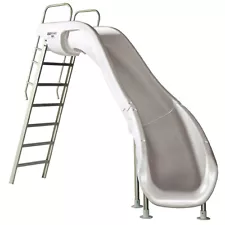 S.R. Smith 610-209-5812 Rogue2 Slide Right Curve White 8' Ft for Swimming Pools