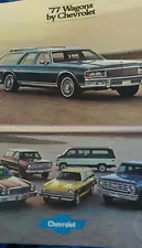 1977 Chevrolet Wagon Sales Brochure Full Line, Caprice, Malibu, Vega