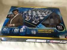 Doctor Who Lenticular Animated Chess Board Game - missing 3 pieces (UF171)