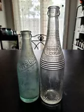 Antique Embossed Soda Pop Bottle Lot