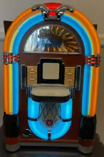 Crosley Original iJuke Jukebox Apple iPod Dock CR17 W/ Remote & Charger Working!