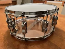 New ListingLudwig 6.5 X 14 Vistalite clear acrylic snare drum