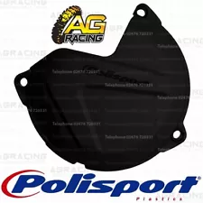 Polisport Black Clutch Cover Protector For KTM EXC SX Freeride Husqvarna TE TC