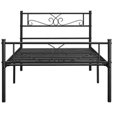 Twin/Full Bed Frames Metal Platform with Headboard and Footboard Used