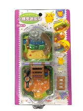 1997 TOMY Pokemon Center Playset Polly Pocket CHIBI Pikachu & Togepi NEW SEALED