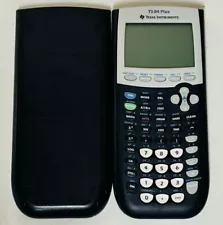 Texas Instruments TI-84 Plus Graphing Calculator W/Cover - Tested