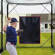 Baseball Backstop Heavy Duty Batting Backstop for Practice Hitting Equipment