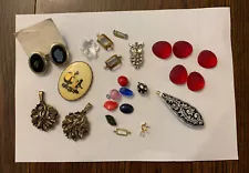 Lot of 25 Vintage Jewelry Findings Pieces