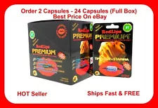 Red Lips Premium 100% Authentic Male Energy Booster -2 Caps - 24 Caps- Exp 12/26