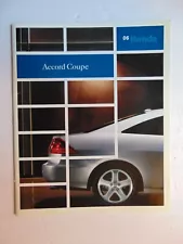 2006 HONDA Accord Coupe Original Car Dealer Sales Brochure