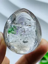 Best quality!Herkimer diamond crystal raindrop pendant+Moving water drople 46g