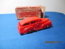 VINTAGE NOSCO HARD PLASTIC WIND-UP WOODY IN ORIGINAL MEXICO SALES BOX.