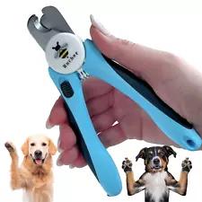 Dog Nail Clippers with Safety Guard. Professional Grade, Safe & Easy to Use!