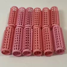 New ListingVintage Lot Of 12 Pink Hair Rollers 2.5”