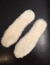 Real Sheepskin fur Wool for Ugg rain boots replacement Insoles for WOMEN