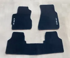 For Honda CR-V CRV Manual Transmission Floor mats carpet Black 3 pcs 1997-01