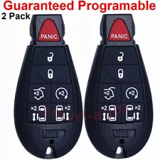 2 Remote Car Key Fob For 2008-2020 Dodge Grand Caravan Chrysler Town&Country (For: Chrysler Town & Country)