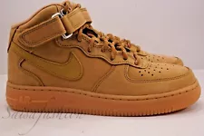 Nike Air Force 1 Mid '07 Flax Flax Gum Light Brown DJ9158-200 Men's Sz 7