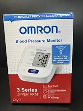 Omron 3 Series BP7100 Upper Arm Blood Pressure Monitor - Multicolor- New in Box