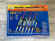 New In Box Estes 12 Color The Sky Crayon Model Rocket Bulk Pack Colored Rockets