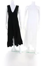 Stark Womens Dresses Black White Cotton Size Small Lot 2