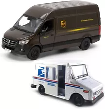 ð¦ UPS Mercedes-Benz Sprinter + ð¬ US Postal Mail Truck Grumman LLV 5