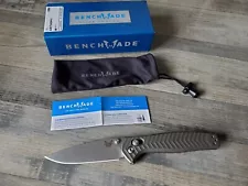 Benchmade 781 Anthem Knife Textured Titanium CPM-20CV Axis EDC NIB! Discontinued