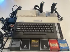 Atari 800xl Lot With Games And Accessories Untested But Powers On READ