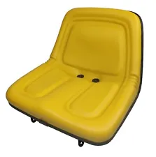John Deere Lawn Mower Seat w/ Steel Pan Yellow GT242 GT245 GT262 GT275 GX255