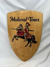 25" Wooden Medieval Times Knights Shield Plywood Design with Grip