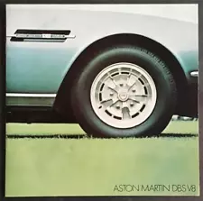 ASTON MARTIN DBS V8 Sports Car Sales Brochure For 1970 #5M 10 69