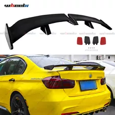 55" Universal Sedan Rear Trunk Spoiler Wing Gloss Black PRO Style W/ Adhesive