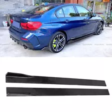 For BMW 525i 530i 535i 540i 550i Series 86.6" Side Skirt Extension Rocker Panel (For: 2007 BMW 550i)