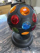 DJ Rotating Disco Ball Light MULTI COLOR Fun Party Time