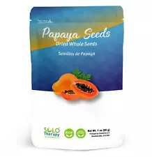 Papaya Seeds 28 grams - Papaya Dried Whole Seeds - Product of India