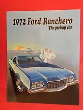 1972 FORD "RANCHERO" Truck Car Dealer Sales Brochure