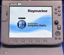 Raymarine C120 Classic GPS Chartplotter Multifunction Display; Fully Tested