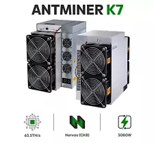 Bitmain Antminer K7 63.5 TH ASIC CKB MINER (ships from USA)