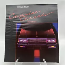 1985 Chevrolet Caprice Classic and Impala Dealership Sales Catalog