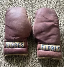 Vintage Rare RAY FLORES BOXING GLOVES San Francisco California