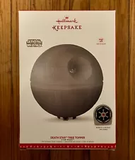 New ListingHallmark Keepsake Star Wars Death Star Tree Topper Magic Cord Light & Sound