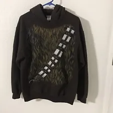Disney Parks Star Wars Chewbacca Bandolier Hoodie Sweatshirt Medium Halloween