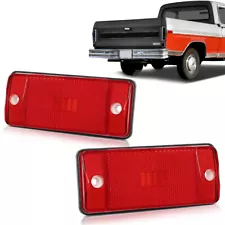 Fit For 1970-1972 Ford F-100 F-250 F-350 Pickup Rear Marker Light Lens w/ Gasket (For: 1972 F-250)