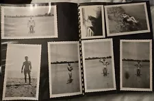 Vtg Photo Album- WW2 - Store Scene, Gay Int, Soldiers, etc 1940s