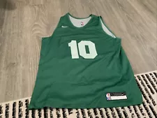 Nike NBA Practice Jersey Green/Gray Men’s Size: Large Used #10 Conley *stain