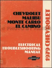 1979 Chevy Electrical Troubleshooting Manual Impala Caprice Classic Chevrolet (For: 1979 Caprice Classic)