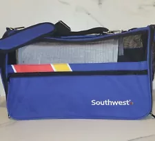 Southwest Airline Pet Carrier Dogs Cats Travel Carrier 18x10 Bag Tote Ventilated