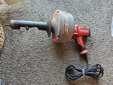 Ridgid K-45 Powered Drain Sewer Snake Cleaner Machine Gun - See The Description