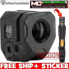 Strike Industrie MICRO COMP QUAD MC for GL0CK S&W w/ 1/2x28 TPI 9mm .357 SIG BLK