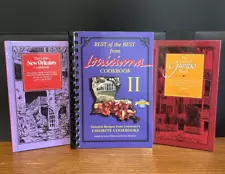 Louisiana Cookbook Best of the Best II, The Little Gumbo & New Orleans Lot of 3